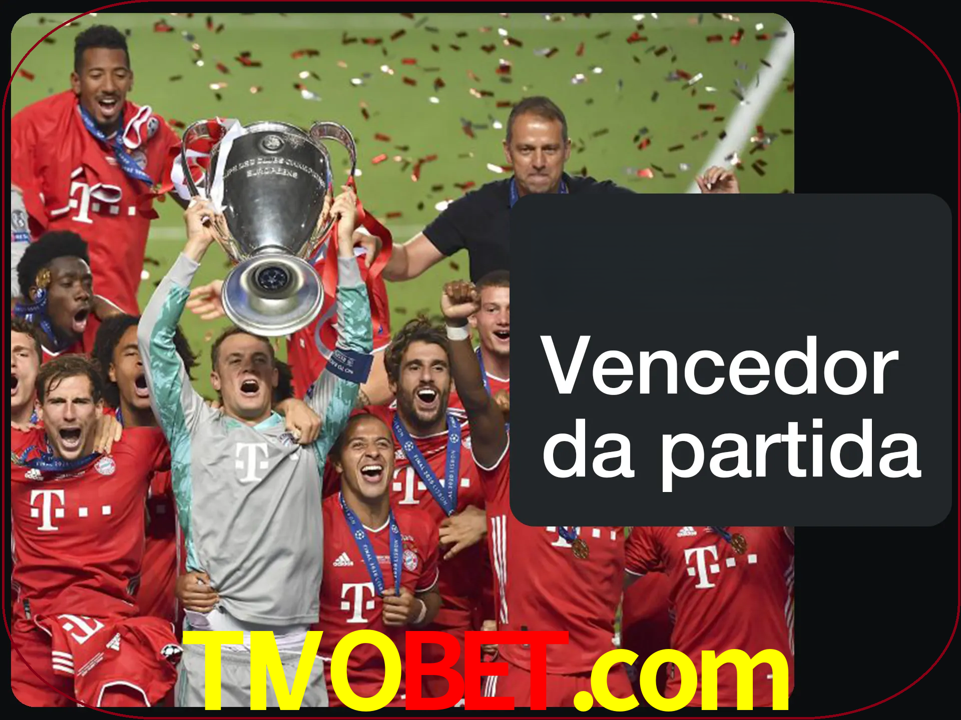 Aposte no vencedor e ganhe uma grande quantia de dinheiro.
