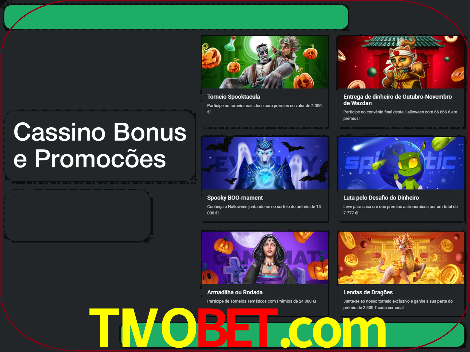 Verifique se há novos bônus de cassino para reivindicar.