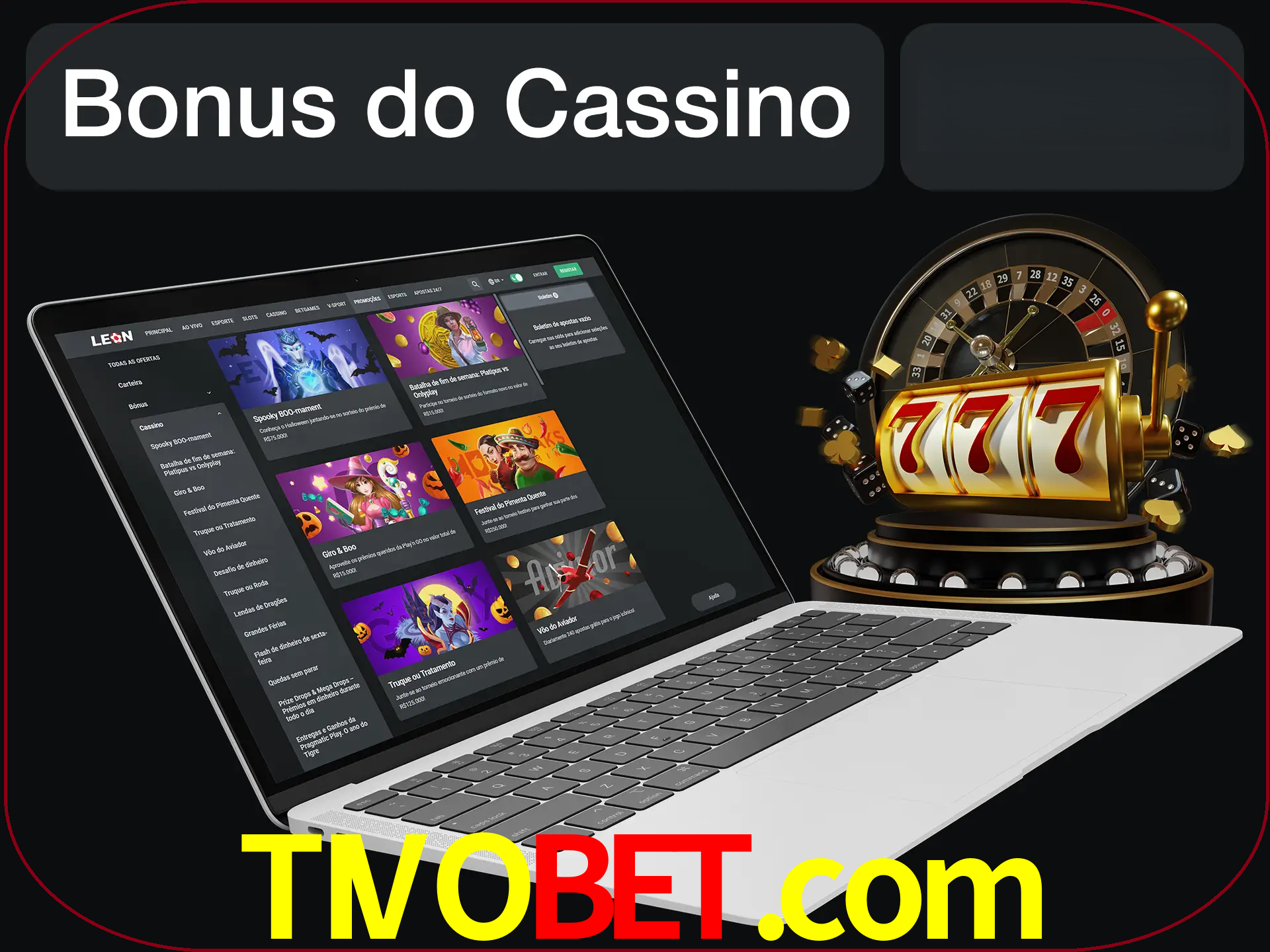 Use o bônus do cassino para começar melhor.