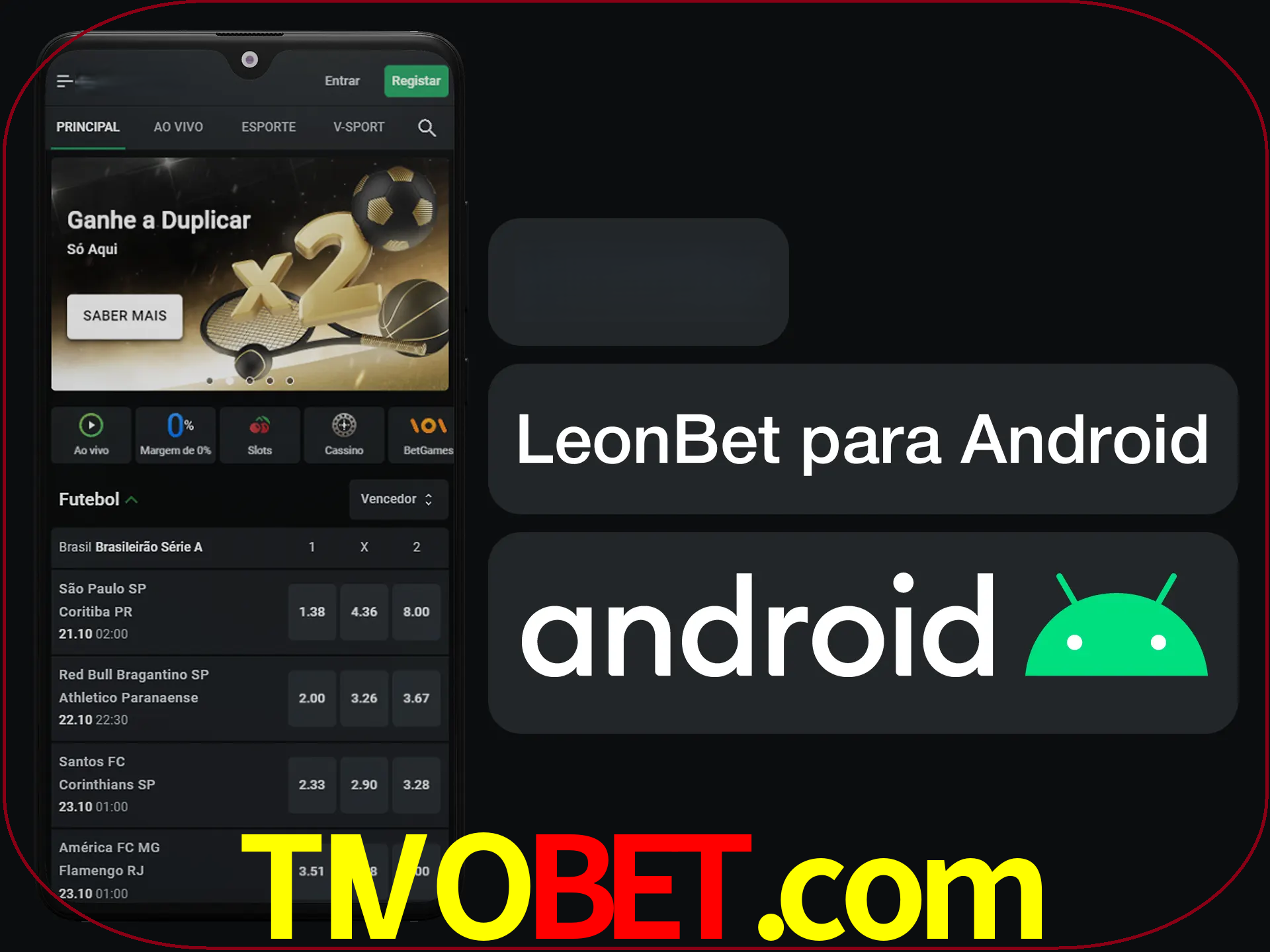 Adquira sua versão poket de LeonBet.