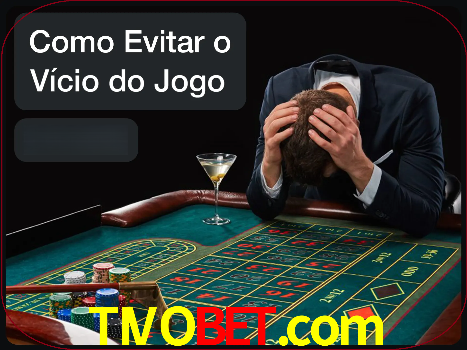 Você é responsável por cada uma de suas apostas.